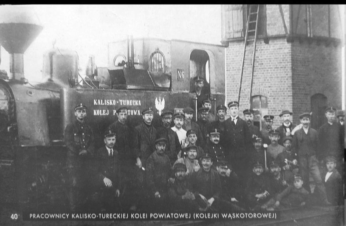pracownicy kalisko tureckiej kolei w zbiersku