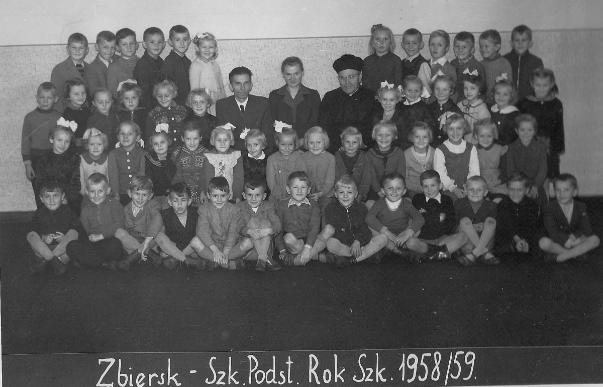 szkoła w Zbiersku 1959 1